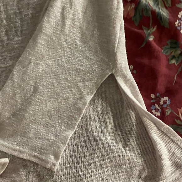 Cute White Medium-long Sweater - Picture 2 of 3